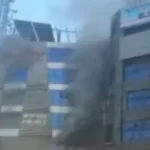 پشاور کے جی ٹی روڈ پر واقع نجی سپتال میں آتشزدگی