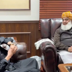 فیصل واوڈا کی مولانا فضل الرحمان سے ملاقات۔زرائع