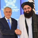 وزیر خارجہ اسحاق ڈار کی افغان وزیراعظم اور وزیر خارجہ سے ملاقات۔