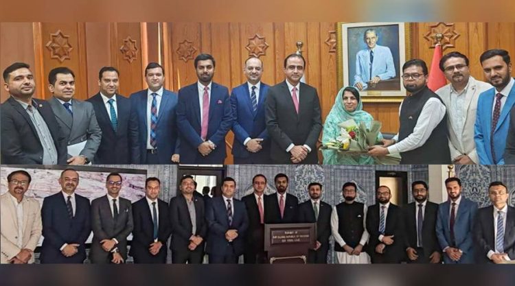 سفارت خانہ پاکستان ابو ظہبی میں  گھریلو ترسیلات کی نمائندگی کرنے والے(9) پاکستانی بینکوں کا اجلاس